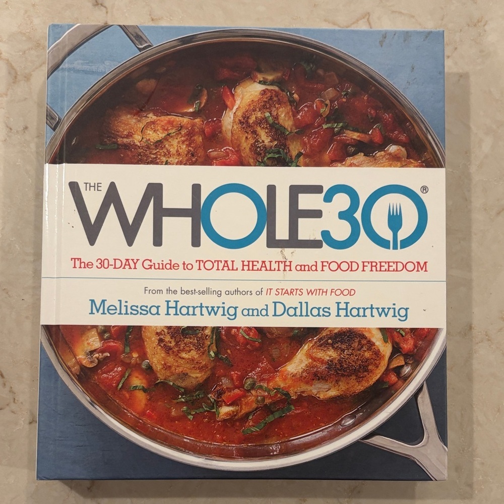 The Whole30 Cookbook - Blue and White Cover